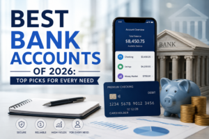 Best Bank Accounts of 2026: Top Picks for Every Need – guide cover graphic