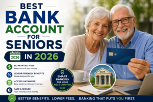 Best Bank Account for Seniors in 2026 – guide cover graphic