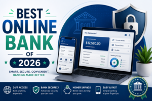 Best Online Bank of 2026 – guide cover graphic
