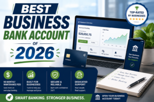 Best Business Bank Account of 2026 – guide cover graphic